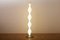 Totem Floor Lamp with Fluorescent Tube, Metal Base, Wire Structure & Rice Paper by Tom Dixon, 1990s 3