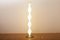 Totem Floor Lamp with Fluorescent Tube, Metal Base, Wire Structure & Rice Paper by Tom Dixon, 1990s, Image 2