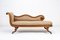 Antique English Chaise Longue in Oak and Ebonised Inlay 1