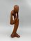Free Form Male Thinker Sculpture, 1970s, Wood, Image 1