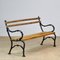 Garden Bench in Cast Iron and Pine, 1920s, 1925 1