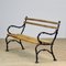 Garden Bench in Cast Iron and Pine, 1920s, 1925 2