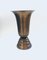 Belgian Art Deco Trumpet Vase Set in Brass from Valor AP, 1930s, Set of 2 11