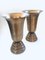 Belgische Art Deco Trompeten Vase aus Messing von Valor AP, 1930er, 2er Set 8