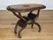 20th Century Africanist Brutalist Stool with Tray 2