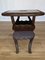 20th Century Africanist Brutalist Stool with Tray 4