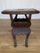 20th Century Africanist Brutalist Stool with Tray, Image 4