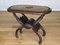 20th Century Africanist Brutalist Stool with Tray, Image 1