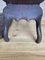 20th Century Africanist Brutalist Stool with Tray, Image 11