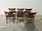 Danish Dining Chairs in Teak and Nappa, 1960s, Set of 6 2