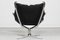 Fauteuil Falcon Mid-Century en Cuir Noir et Chrome par Sigurd Ressell pour Vatne Møbler, 1970s 4