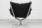 Mid-Century Falcon Armchair in Black Leather & Chrome by Sigurd Ressell for Vatne Møbler, 1970s 4