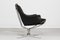 Mid-Century Falcon Armchair in Black Leather & Chrome by Sigurd Ressell for Vatne Møbler, 1970s, Image 2