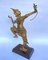 Indonesian Goddess with Bow Sculpture, 1950s, Metal 4