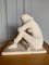 Escultura de mujer en cuclillas, años 70, hormigón, Imagen 4