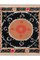 Suzani Tablecloth with Mandarin Red Embrodiery 4