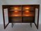 Vetrina Mid-Century con luce in teak, Danimarca, anni '60, Immagine 4