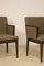 Cube Leon Armchairs in Brown Fabric, 1960s, Set of 2 2