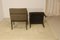 Cube Leon Armchairs in Brown Fabric, 1960s, Set of 2, Image 5