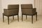 Cube Leon Armchairs in Brown Fabric, 1960s, Set of 2 8