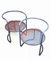 Set of Steel Tube Armchairs with Perforated Sheet Seat, 1960s 2