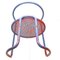 Set of Steel Tube Armchairs with Perforated Sheet Seat, 1960s 7