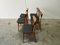 Danish Teak & Nappa Dining Chairs, 1960s, Set of 5 4