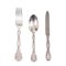 Sterling Silver Cutlery Set from Tétard, Set of 146 1
