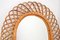 Vintage Italian Bamboo Rattan Mirror by Franco Albini, 1970s 3