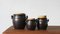 Vintage Glazed Pots by Höganäs Keramik, Set of 3, Image 1