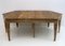 Mid-Century Extendable Dining Table in Wood and Brass, 1970s 6