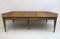 Mid-Century Extendable Dining Table in Wood and Brass, 1970s 10