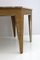 Mid-Century Extendable Dining Table in Wood and Brass, 1970s 8