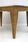 Mid-Century Extendable Dining Table in Wood and Brass, 1970s 5