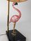 Flamingo Lamp in Murano Crystal & Bronze by Licio Zanetti, 1970s 2