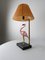 Flamingo Lamp in Murano Crystal & Bronze by Licio Zanetti, 1970s 1