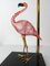 Lampada Flamingo in cristallo di Murano e bronzo di Licio Zanetti, anni '70, Immagine 5