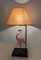 Lampada Flamingo in cristallo di Murano e bronzo di Licio Zanetti, anni '70, Immagine 4