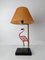 Flamingo Lamp in Murano Crystal & Bronze by Licio Zanetti, 1970s 3