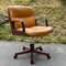 Mid-Century Swivel Brown Desk Office Chair by Vaghi, Italy, 1970s 5