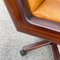 Mid-Century Swivel Brown Desk Office Chair by Vaghi, Italy, 1970s 11