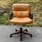 Mid-Century Swivel Brown Desk Office Chair by Vaghi, Italy, 1970s 3