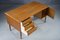 Mid-Century Danish Modern Desk Teak by Svend Madsen for Falster, 1970s, Image 9