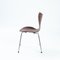 Brown Butterfly 3107 7 Series Chairs from Fritz Hansen, 1960s, Set of 5 14