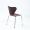 Brown Butterfly 3107 7 Series Chairs from Fritz Hansen, 1960s, Set of 5, Image 13