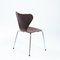Sedie Butterfly 3107 marroni di Fritz Hansen, anni '60, set di 5, Immagine 13