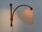 Verstellbare Vintage Wandlampe aus Teak von Domus, 1960er oder 1970er 7