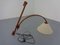 Verstellbare Vintage Wandlampe aus Teak von Domus, 1960er oder 1970er 13