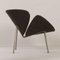 Brauner und orangefarbener Slice Chair von Pierre Poulin für Artifort, 1960er 11