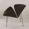 Brauner und orangefarbener Slice Chair von Pierre Poulin für Artifort, 1960er 6